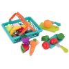 Learning & Education Ken Black Toys | Battat Farmers Market Produce Basket Velcro Play Food