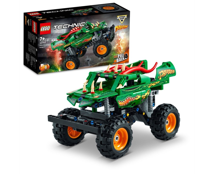 Toys Ken Black Toys | Lego® Technic Monster Jam Dragon 42149