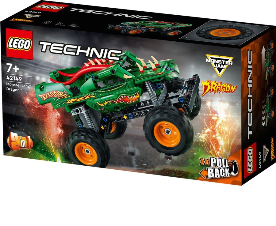 Toys Ken Black Toys | Lego® Technic Monster Jam Dragon 42149